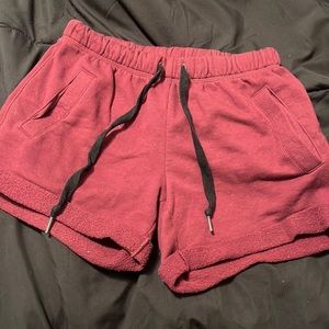 Pink cotton shorts